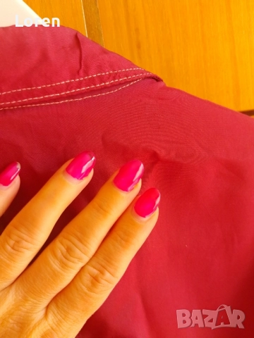Подарявам вишнева мъжка риза , снимка 5 - Ризи - 51648591