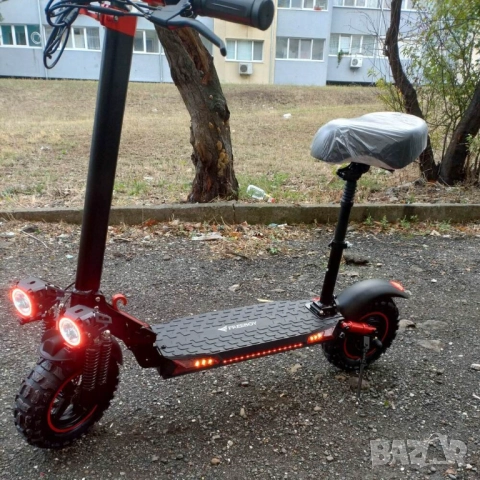 Електрически скутер, тротинетка със седалка 1200W 18AH, 55 км/ч, снимка 2 - Мотоциклети и мототехника - 51943122