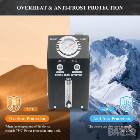 Машина за пушек | Димен тестер за турбо пътища и откриване на утечки, снимка 4 - Индустриална техника - 51764958