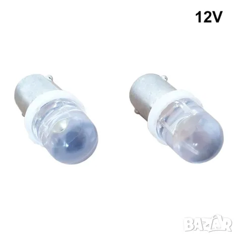 LED крушки 12V 2 броя с бяла светлина