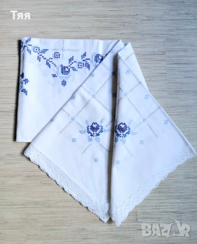 Бродирана покривка , снимка 2 - Покривки за маси - 51386644