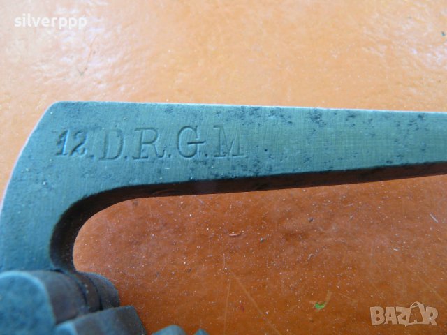  Стара немска ловна машинка D.R.G.M. , снимка 5 - Други ценни предмети - 41690802