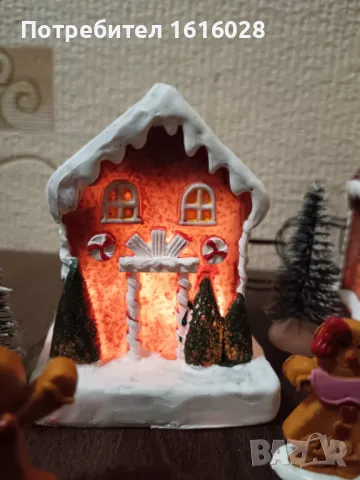 LED светещи къщи - улицата на  Gingerbread. MAGIC VILLAGE., снимка 7 - Декорация за дома - 47817261