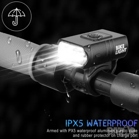 Лед фар за тротинетка, велосипед, снимка 3 - Части за велосипеди - 49132158