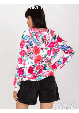 Дамски суичър на рози 8118.89, снимка 2 - Суичъри - 48287521