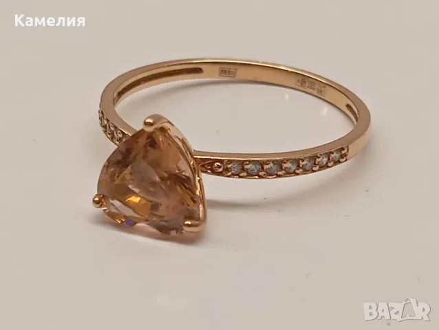 Руско злато. Пръстен , снимка 9 - Пръстени - 55831659