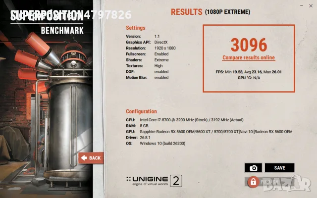 видеокарта Sapphire Radeon XT5700 8G DDR6, снимка 7 - Видеокарти - 56335301