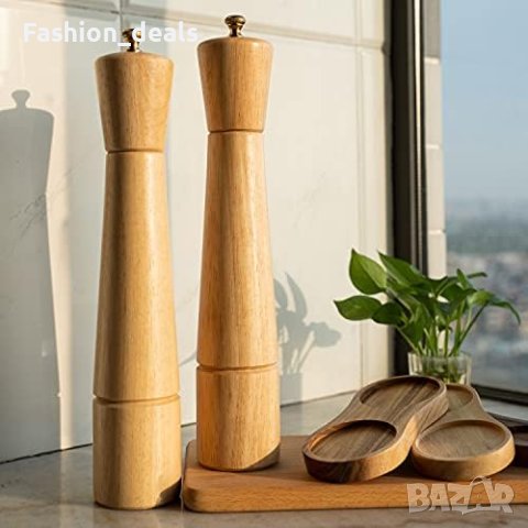 Нов Комплект мелница за сол и пипер с поднос/Неръждаема стомана , снимка 4 - Други стоки за дома - 41573565