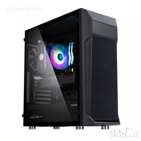 Кутия за компютър Zalman ZM-Z1 Plus Черна ATX Middle Tower 