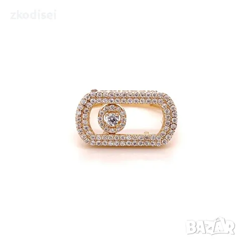 Златен дамски пръстен 3,61гр. размер:57 14кр. проба:585 модел:26658-5