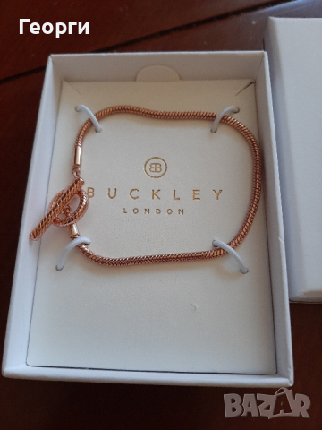 Дамска гривна Buckley London в розово, снимка 1