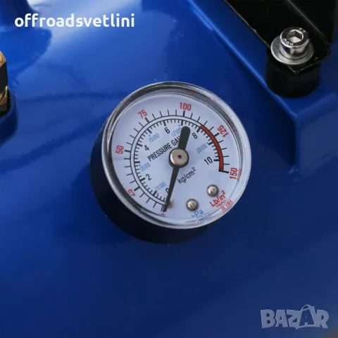 Компресор за въздух 150 PSI 8 Bar 6 Литра за помпене тромби боядисване, снимка 4 - Аксесоари и консумативи - 47393814