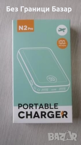 Нов бърз Power Bank 27000mAh 22.5W, USB-C/USB-A, тънка и лека външна батерия, снимка 2 - Външни батерии - 52470261