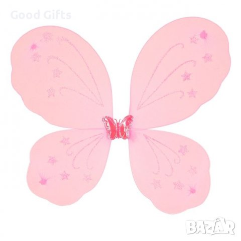 Криле на пеперуда Розови със звезди , Детски костюм