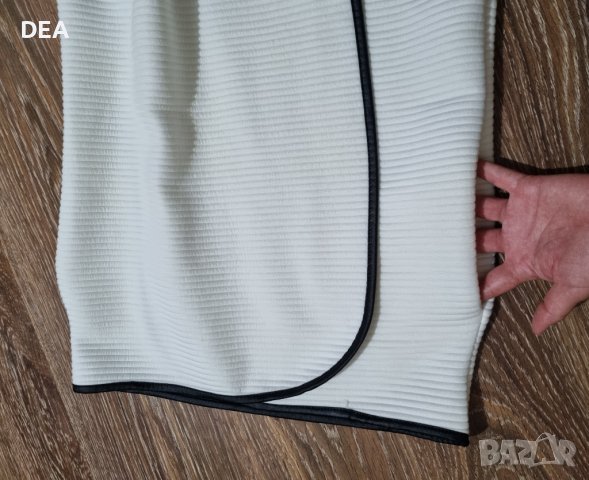 Бяло палто-манто пролет-есен М-30лв., снимка 4 - Палта, манта - 41707814