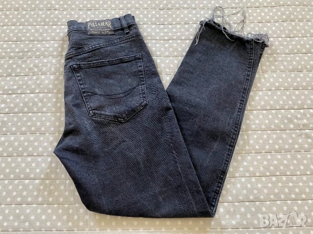 Zara, Pull & Bear, Bershka, Stradivarius дънки и тениска, размер 36-38, снимка 4 - Дънки - 41658716