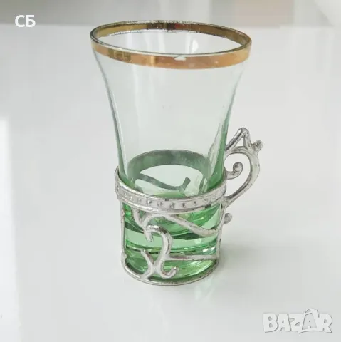 Стари комплекти руски и български чаши за аперитив, снимка 14 - Чаши - 48942596