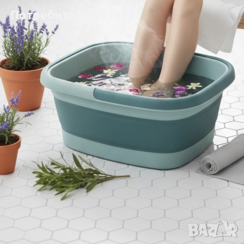 Комплект за детокс и релакс на краката – 20 сашета с 18 билки + сгъваем СПА леген, снимка 2 - Други - 51859374