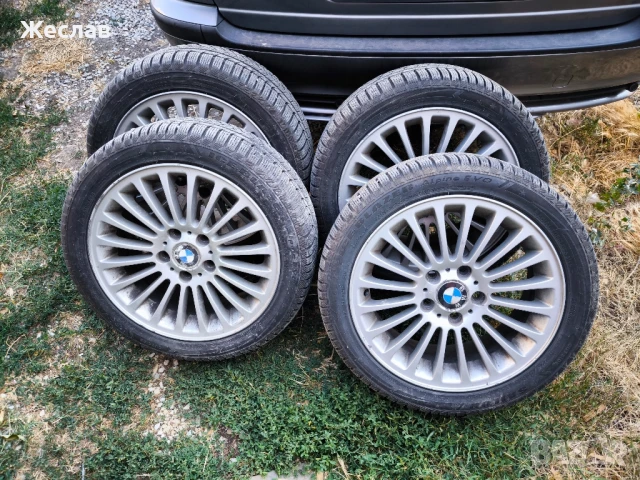 Джанти с зимни гуми 17цола 5х120, снимка 1