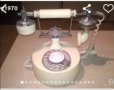 ретро работещ, телефон, снимка 1 - Антикварни и старинни предмети - 43278811