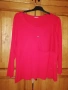 нова дамска блуза, голям размер в червен цвят, снимка 4