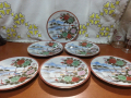 Японски фин порцелан чинии, снимка 1 - Антикварни и старинни предмети - 44797498