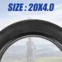 20 x 4.0 - Външни и вътрешни гуми за Фатбайк ел. велосипед WAG SLICK, снимка 9