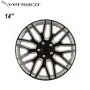 Тасове Versaco Dakar NC черни и сребристи за 14'' джанти, комплект от 4 броя, снимка 2