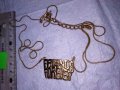 FRIENDS FOREVER МЕДЕН с ЛЪСКАВА ПОЗЛАТА МАРКОВ ФЕШЪН МЕДАЛЬОН КОЛИЕ на ZARA 38678, снимка 14