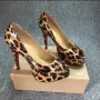 Дамски обувки/токчета Christian Louboutin Fetish Leopard 35-42 номер, снимка 2