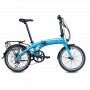 Електрически сгъваем велосипед 20'' цола Chrisson EF1 , Lake Blue, 250W, Батерия Li-Ion 36V-10Ah, снимка 1 - Велосипеди - 40170273