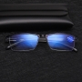 Бифокални очила за четене с квадратна полурамка против сини лъчи TR90, снимка 2