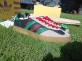 Обувки Adidas x Gucci Gazelle Black Green Red, снимка 1