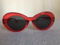 Нови Дамски Слънчеви Очила Червени Черни Прозрачни Кръгли Ретро Модел Модерни , снимка 16