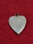 Vintage сребърно сърце, талисман висулка , снимка 5