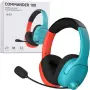 Геймърски слушалки за Nintendo Switch,PC, PS с микрофон, 3,5 мм жак и стерео звук – червено/синьо, снимка 1