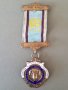 Сребърен позлата емайл Медал Орден Масонски Англия Бирмингам 1