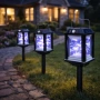 Градинска индукционна соларна лампа HW-888C-1W - стилна и функционална, снимка 4