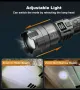 Ултра-ярък P50 LED Фенер - 800mAh Презареждащ се, Зумиращ, Високомощен Ръчен Фенер с USB Зареждане, снимка 6