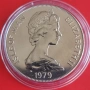 1 КРОНА 1979 ГОДИНА - ОСТРОВ МАН, снимка 3