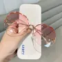 Дамски полигонални слънчеви очила , снимка 7
