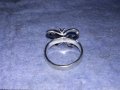 ПРЕКРАСЕН ФИГУРАЛЕН АЖУРЕН СРЕБЪРЕН АРТ ПРЪСТЕН ПЕПЕРУДА СРЕБРО 925 ПРОБА 38247, снимка 7