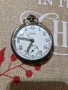 Рядък антикварен колекционерски немски джобен часовник Junghans с аларма , снимка 5