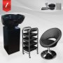 Промоционален фризьорски пакет Black - 5% Отстъпка - с един или два стола, снимка 1 - Друго оборудване - 37446889
