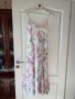 Нова ефирна дълга елегантна рокля флорален принт нежни цветя , снимка 7