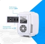 NK НОВ Мини хладилник преносим капацитет 4 литра 12V-220V функция за охлаждане и отопление, снимка 5