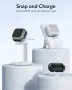 ESR Orbit Hybrid калъф за AirPods 4 – Titanium, MagSafe съвместим, снимка 4