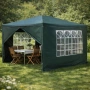 Просторна градинска шатра - стабилна конструкция и водоустойчива рамка, снимка 8