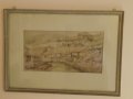 Картина, Търново, Никола Чехларов, акварел. , снимка 7