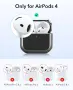 ESR Orbit Hybrid калъф за AirPods 4 – Titanium, MagSafe съвместим, снимка 7
